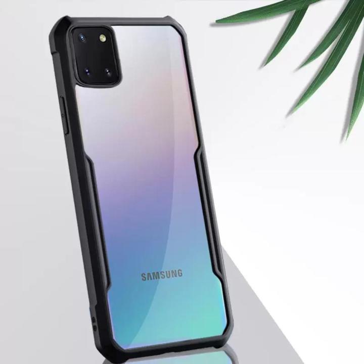 Samsung Galaxy Note 10 Lite Hard Case Transparent Silica Gel Matte Shockproof Slim Thin Cover Phone Casing