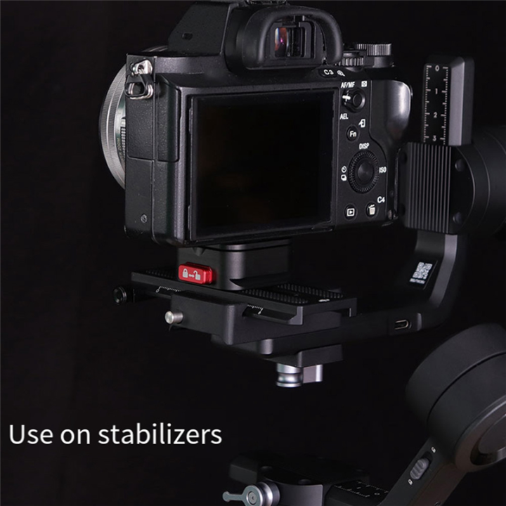 Quick%20Release%20Plate%20Tripod%20Camera%20Mount%20Adapter%20Quick%20Setup%20with%201/4%20Inch%20Screw%20for%20Camera%20Tripod%20Gimbal%20Stabilizer%20-%20Image%204