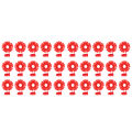 30 Set Hummingbird Feeder Flowers Hanging Bird Feeding Ports Replacement Parts Garden SuppliesRed.
