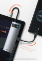 BASEUS Metal Gleam Series 8-in-1 Multifunctional Type-C HUB Docking Station. 