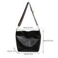 Large Capacity Bag Women's New Fashion Shoulder Bag Retro Versatile Broadband Crossbody Tote Bag Geometric Strap Hobo Bag. 