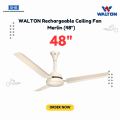 WALTON Rechargeable Ceiling Fan Merlin (48"). 