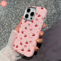Cute Red Cherry Case For Realme C15 C67 C20 C53 Note 60 50 C63 C51 C11 C35 C55 C25 C31 C17 C65 C30 C21Y C25Y 5s 5 6i 7i 11 5i 12 C61 C3 C21 Narzo 20 Cartoon Bow Knot Leather Case. 