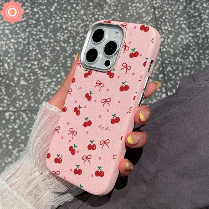 Cute%20Red%20Cherry%20Case%20For%20Realme%20C15%20C67%20C20%20C53%20Note%2060%2050%20C63%20C51%20C11%20C35%20C55%20C25%20C31%20C17%20C65%20C30%20C21Y%20C25Y%205s%205%206i%207i%2011%205i%2012%20C61%20C3%20C21%20Narzo%2020%20Cartoon%20Bow%20Knot%20Leather%20Case%20-%20Image%207