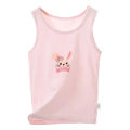 Seamless cotton children's vest summer new boys and girls baby suspender sleeveless boneless base thin pajamas tide. 