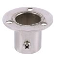 JAERBEE 2X Closet Wardrobe 22mm Dia Pipe Hanging Rail Rod End Support Bracket.