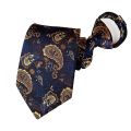 Pre-tied Necktie For Men Women Paisley Style Zipper Tie Plaid Stripes Jacquard Classic 8cm Business Tie Men Wedding Accessories.