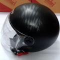 Steelbird Halfface Black Colour Helmet For 5-14 Years Children For Ridng Bike,.