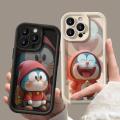 Cellphone Case For iPhone 11 12 13 14 PRO MAX 12 13 MINI Phone Casing Angel Eyes Cartoon Doraemon Cute Soft Popular Matte Full Protection Anti-falling TPU Back Cover Shockproof. 