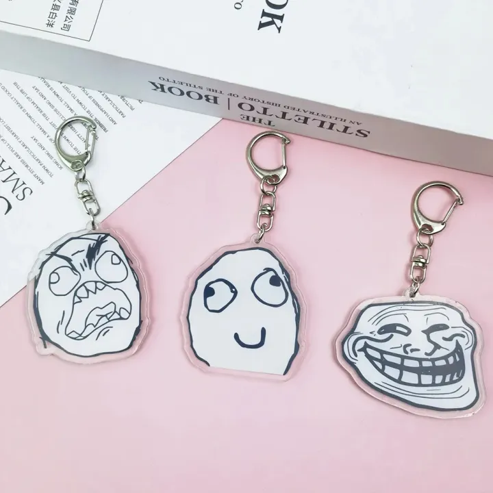 Funny%20TrollFace%20Keychain%20for%20Accessories%20Bag%20NoMeGusta%20Rage%20Face%20ForeverAlone%20Pendant%20Key%20Chain%20Ring%20Keyring%20Jewelry%20Fans%20Gifts%20-%20Image%204