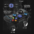 EasySMX ESM-9013 Gamepad Wireless Joystick For Android Smart TV Box Gamepad For Android Phone PC PS3 Joypad (Blue+Red). 