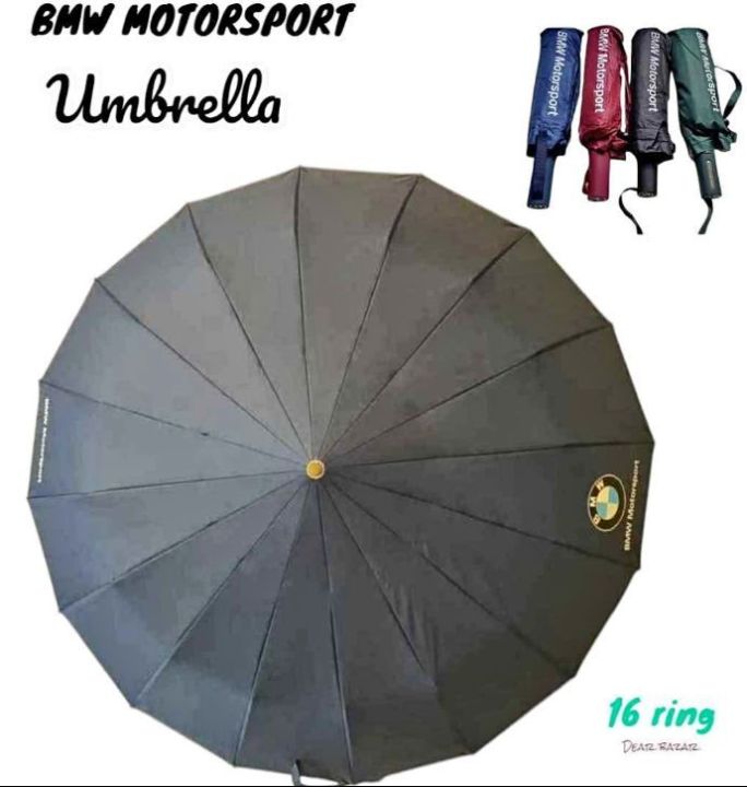 ☔💖BMW 16 Ribs Automatic Windproof Umbrella | Large Size Strong Frame ...