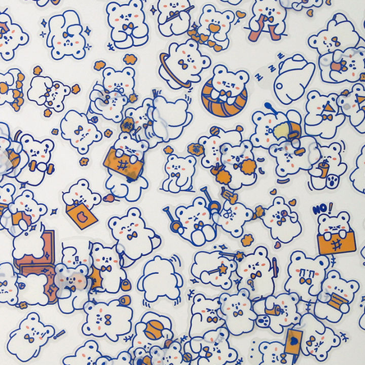 Panda%20Online%2040PCS%20Cute%20Bear%20Rabbit%20Emoji%20PET%20Stickers%20Album%20Diary%20Journal%20Decorative%20Scrapbooking%20DIY%20Waterproof%20Sticker%20-%20Image%204