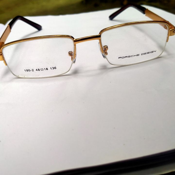 Golden%20half%20cot%20chosma%20freme%20full%20metal%20italian.Stay%20Stylish%20with%20Golden-framed%20Glasses:%20Shop%20Now%20on%20Daraz!"%20-%20Image%204