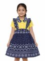 Premium 1 Piece 2 Years to 12 Years Baby Girls Frock Dress Clothes Suits Princess Christmas Kids Girls Outfits Fall Winter T-Shirt Overalls Strap Plaid Dress Girls Set.