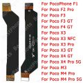 For Xiaomi Poco Phone F1 F2 F3 F4 GT M3 M4 Pro 5G X3 NFC X4 Spare Parts Motherboard Repair Main Board Replacement Flex Cable. 