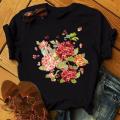 Fashion Tops Ladies Short Sleeve Casual Girl's Print Cotton&Polyester new T-Shirt For women - Tops For Girls - Tops For Girls - Tops For Girls.