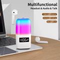TF23 Pro 2 in 1 TWS Earphones Bluetooth Speaker Colorful RGB LED Light Earphone Noise Cancelling Headphones True Wireless Earbuds.