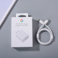 Google Pixel 30W Fast Charger with Cable - Efficient Power Adapter for Quick Charging.