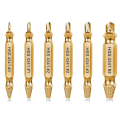 6PCS Stripped Screw Extractor Set for Easily and Quickly Remover Common Sizes of Broken Tool.