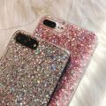 Glitter Phone Case For iPhone 13 12 11 Pro Max Luxury Soft Epoxy Crystal Cover For iPhone XR X S 6 6s 7 8 Plus SE Sequins Fundas. 