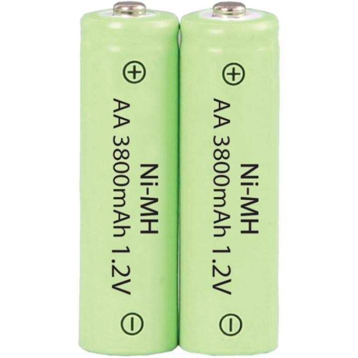 2 PCS-Rechargeable Battery AA 1.2v 3800mA