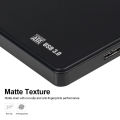 Plastic Black USB 3.0/2.0 SATA HDD Enclosure 2.5 inch 2.5 Serial Port Hard Drive Disk Case Mobile External For PC laptop +Cable. 