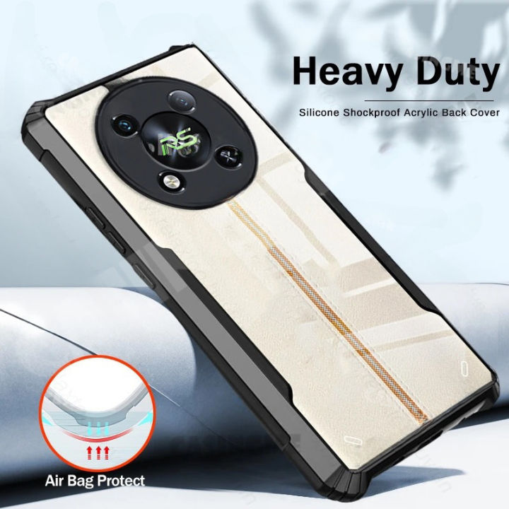 For itel RS4 Xundd Airbags Soft TUP Bumper Shockproof Shell Back Clear Camera and Screen Protective Phone Cover