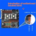X99 Dual CPU Server Motherboard LGA2011 Motherboard Support DDR4 ECC Memory Maximum Support 256G with 2XE5 2650 V3 CPU. 