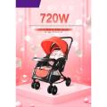 New bron 720W Baby Stroller Comfortable Rocking Prams Blue & Red.