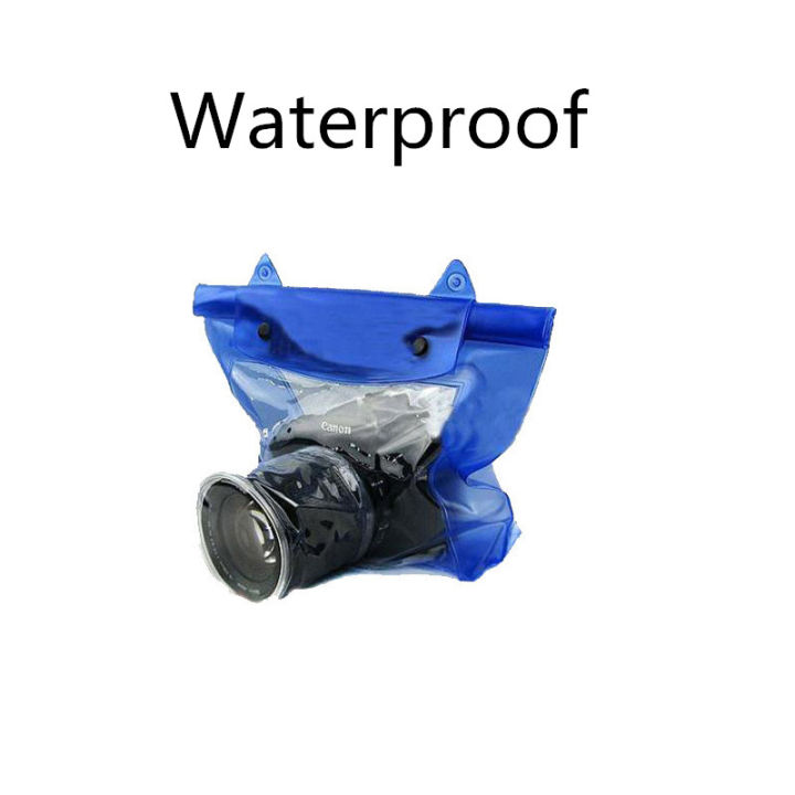 Waterproof Transparent Digital Camera Case for Canon Nikon DSLR SLR Underwater Housing Pouch Case Lens Dry Protection Bag