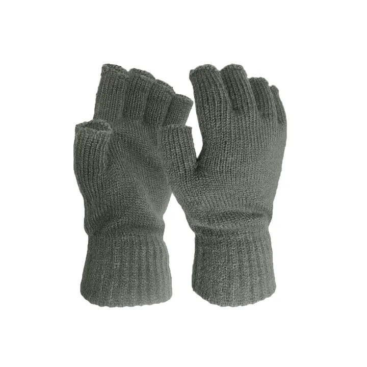 1Pair%20Half%20Finger%20Fingerless%20Gloves%20Men's%20And%20Women's%20Winter%20Warm%20Solid%20Color%20Knitted%20Half-finger%20Woolen%20Outdoor%20Mittens%20-%20Image%202