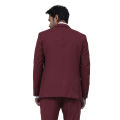 Slim Fit Casual Blazer for Men - Maroon. 