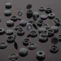 200 Pcs Screw Cap Plastic Hinged Screw Head Covers Screw Cover Caps Snap-on Replacement Screw Decorative Covers (Grey). 