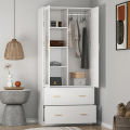2 Door Almira with 2 Drawer | Cupboard Almirah | 2 Door Engineered Wooden Almirah by Furnisha Decor. 