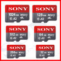SONY Micro SD Card High Speed Original Memory Card 128GB 64GB 256GB 512GB 1TB MicroSD Flash Card For CellPhone Camera Table PC. 