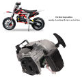 Pull Start Engine Motor, 49cc 2 Stroke Engine Motor Stable Performance for Pocket Bike. 