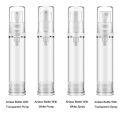 5 x 5ML 10ML 15ML Transparent Airless Pump Vacuum Bottle Plastic Travel Bottle 1/3oz 1/2OZ Airless Lotion Pump Container.