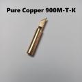 PURE COPPER 900M-T-K Soldering Bit Soldering Tip Lead Free Soldering Iron Bit Replacement Soldering Solder Iron Tatal Iron Bit Soldering Iron Tip Tool Sets.