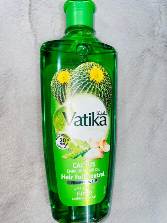 Vatika Natural's Hair Fall Control Cactus Enriched Hair Oil 300ml