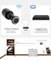 Tuya Smart Wifi Door Eye Hole Security 1080P HD 1.66mm Lens Wide Angle FishEye CCTV Network Mini Peephole Door Camera P2P ONVIF. 