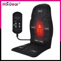 Ms.Dear Electric Massage Chair Heating Hot Vibrating Back Massager Seat In Cushion Car Home Lumbar Neck Mattress Pain Relief. 