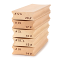 9.5 &20 Dual-purpose guitar fretboard radius sanding block. 