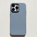 HOCE Luxury Matte Phone Cases For iPhone 15 14 13 Pro Max With Plating Camera Bumper Protect Case For 14 Pure Color Dustproof Net Cover.
