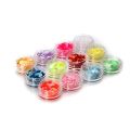 【happy one】12 Colors Crushed Shell Chips Powder For UV Acrylic System 3D Nail Art  A# beauty dropshipping A#. 