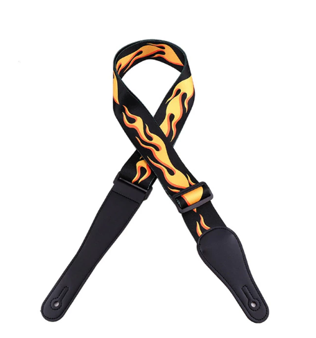 Printed%20Guitar%20strap%20Electric%20&%20Acoustic%20Guitars%20Bass%20Guitar%20Polyester%20Straps%20Ethnic%20Style%20Ballad%20-%20Image%202