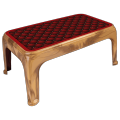 Akij Top choice-Table-Titbit Center-Rectangular Plas. Leg-Sandle Wood- Romentica. 