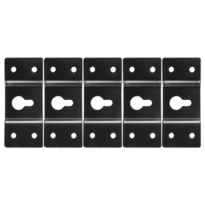 DIY Audio Sound Box Speaker Wall Mount Iron Hook Hanger Plate 5PCS