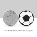 Alloy Football Soccer Referee Flip Coin Judge Toss Coins Pick Side with Case.