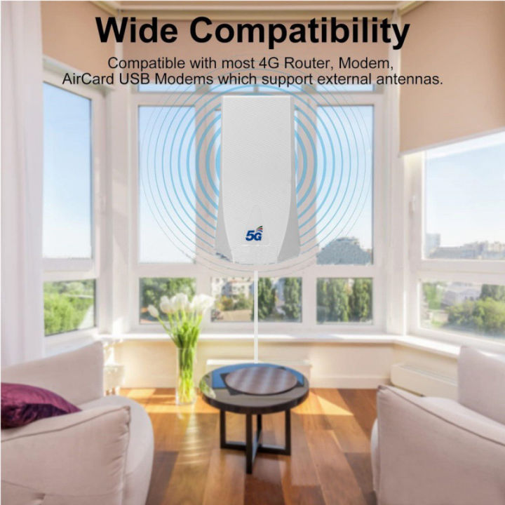 4G%20LTE%205G%20External%20Antenna%20Indoor18dBi%20SMA%20Male%20CRC9%20TS9%20Connector%20With%20Dual%202M%20Meter%20Extension%20Cable%20for%205G%20CPE%20Router%20Modem%20-%20Image%203